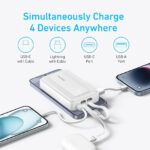 Anker Zolo Power Bank (10K, 30W, Built-In USB-C & Lightning) — A1680H11