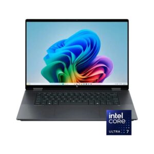 Hp omnibook x flipngai 16-as0033dx (b5uh2ua) intel core ultra 7 258v 32gb ram 2tb ssd laptop- eclipse gray