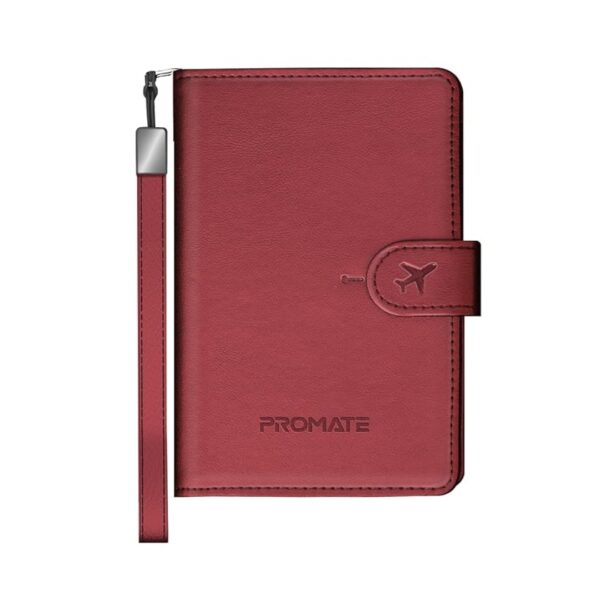 Promate passmate smart leather passport holder with rfid protection-passmate-1