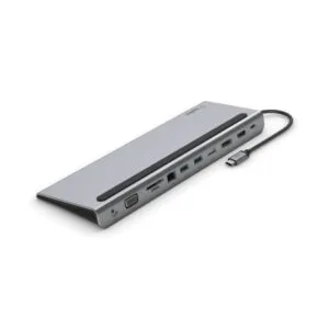 BELKIN CONNECT 11-IN-1 USB-C MULTIPORT DOCK AND STAND, GREY