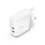 Belkin BoostCharge Pro Dual USB-C 30W Wall Charger- WCB010myWH