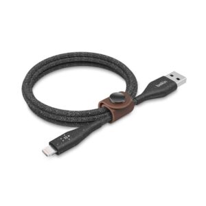 Belkin duratek plus lightning to usb-a cable with strap- 1m