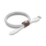 Belkin DuraTek Plus Lightning to USB-A Cable with Strap- 1m-white