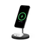Belkin Wireless Charger stand with MagSafe & Boost Charge Pro 15W 2-in-1 – Black (UK plug)- WIZ010MYBK-1 Belkin Wireless Charger stand with MagSafe & Boost Charge Pro 15W 2-in-1 – Black (UK plug)- WIZ010MYBK-1