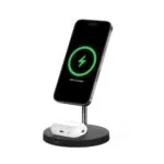 Belkin Wireless Charger stand with MagSafe & Boost Charge Pro 15W 2-in-1 – Black (UK plug)- WIZ010MYBK-1