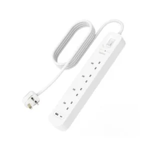 Surge Protector with USB-C and USB-A Ports (4 Outlet with 1 USB-C & 1 USB-A)