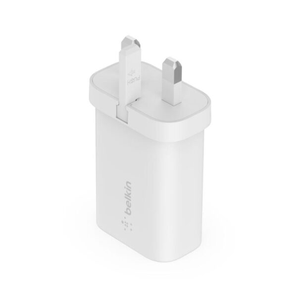 Belkin 25w usb-c pd wall charger with pps- wca004mywh