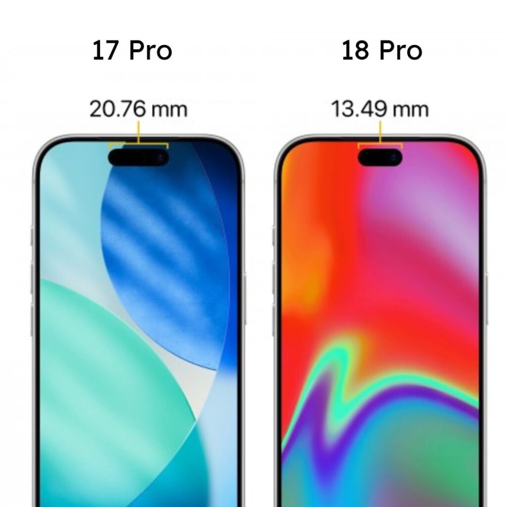 17 pro vs 18 pro dynamic island comparison