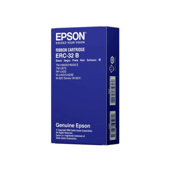 Epson erc 32b black ribbon cartridge