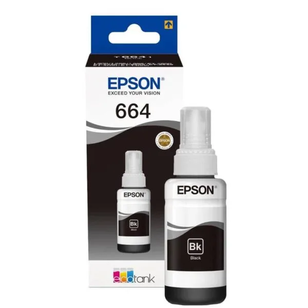 Epson t6641 ecotank black ink bottle 70. 0 ml