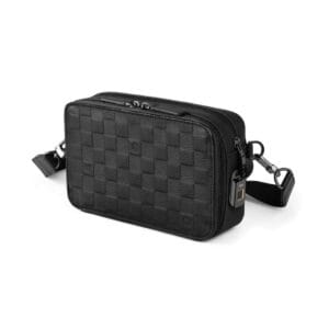 Wiwu master genuine leather fingerprint lock crossbody bag