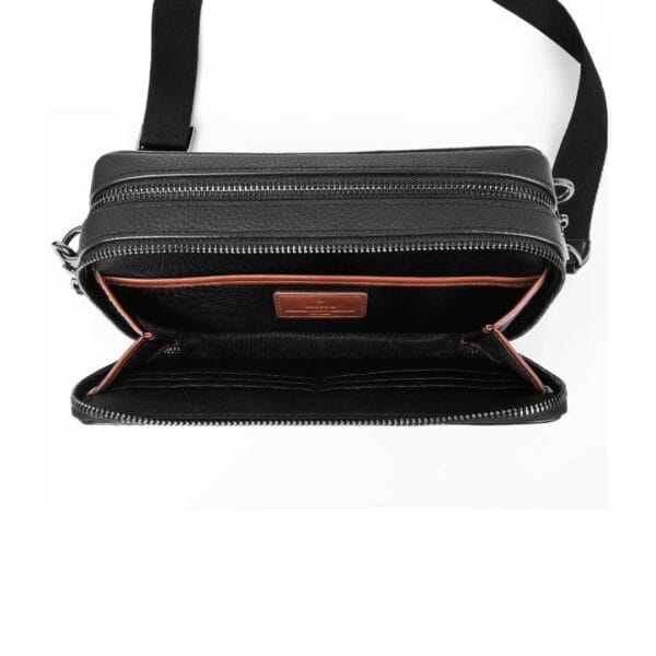 WIWU Master Genuine Leather Fingerprint Lock Crossbody Bag -1