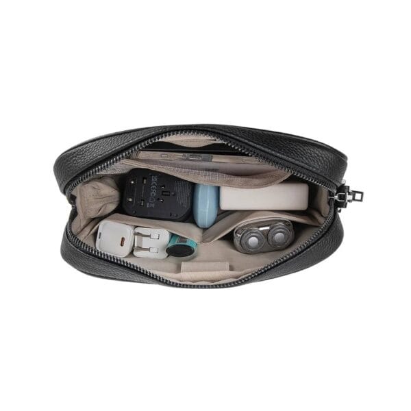 WiWU Master Genuine Leather Fingerprint Lock Pouch -2