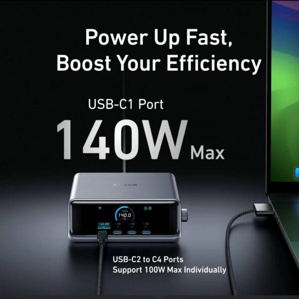 Anker Prime Charger (250W, 6 Ports, GaNPrime)