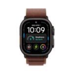 Apple Watch Ultra 4-Black-Alpine Loop-Burgundy Apple Watch Ultra 4-Black-Alpine Loop-Burgundy