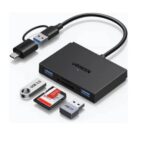 UGREEN 4-in-1 Card Reader with USB-C & USB-A 2-in-1 Interface – CM812